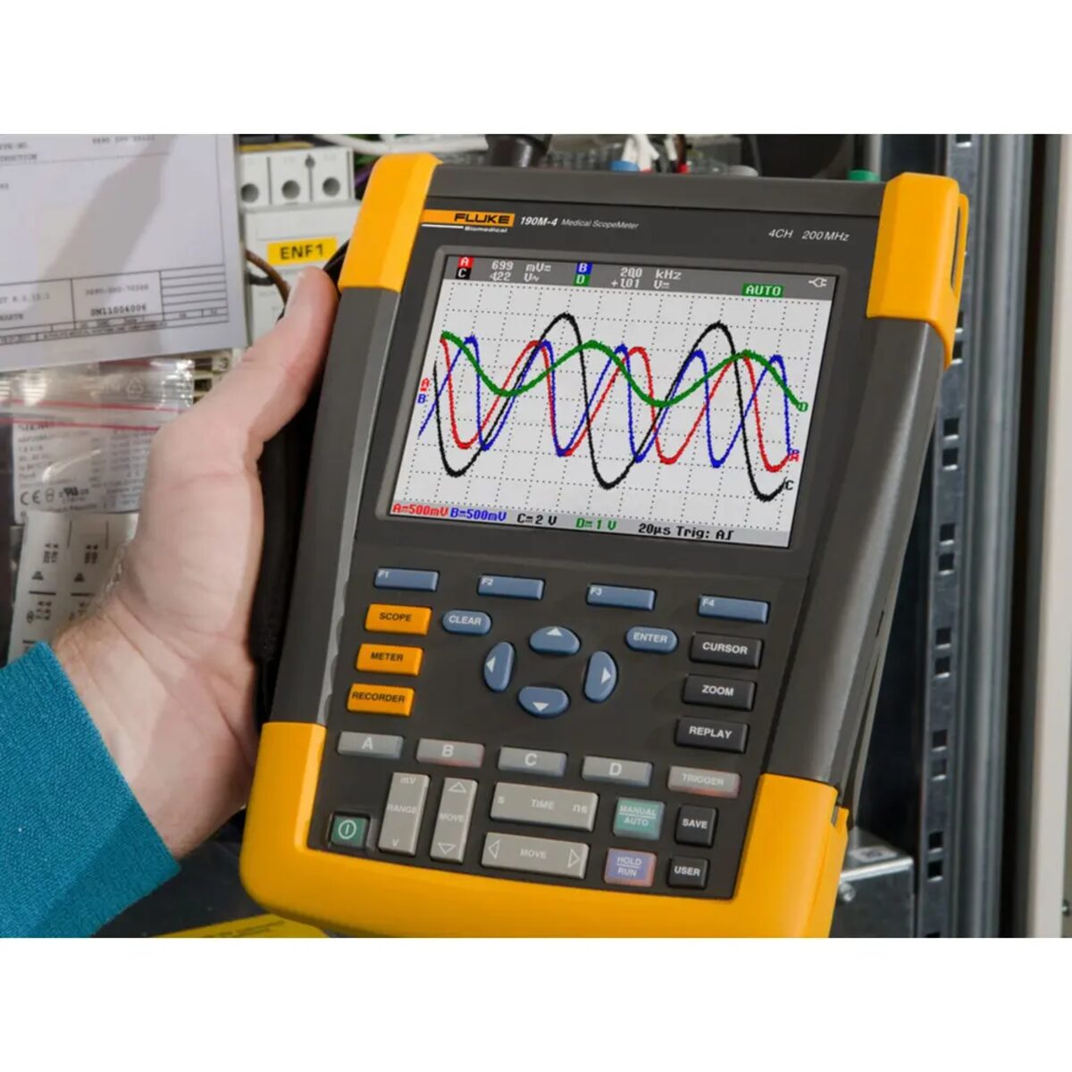 190M Series III Medical ScopeMeter Osciloscopio Portatil