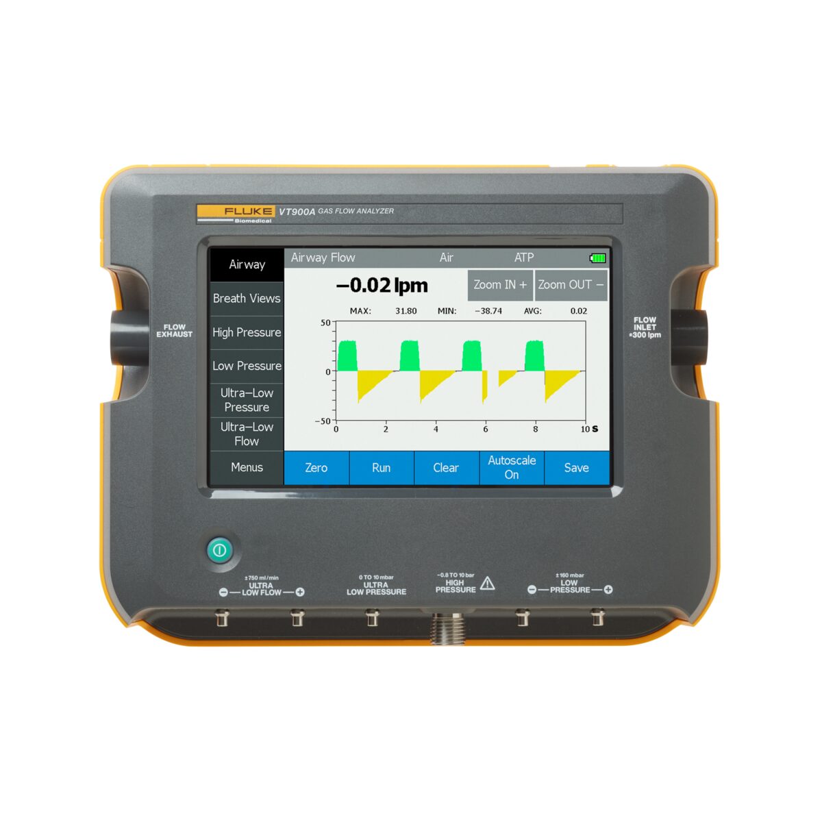 VT900A Analisador de Fluxo de Gás Testador de Ventilador