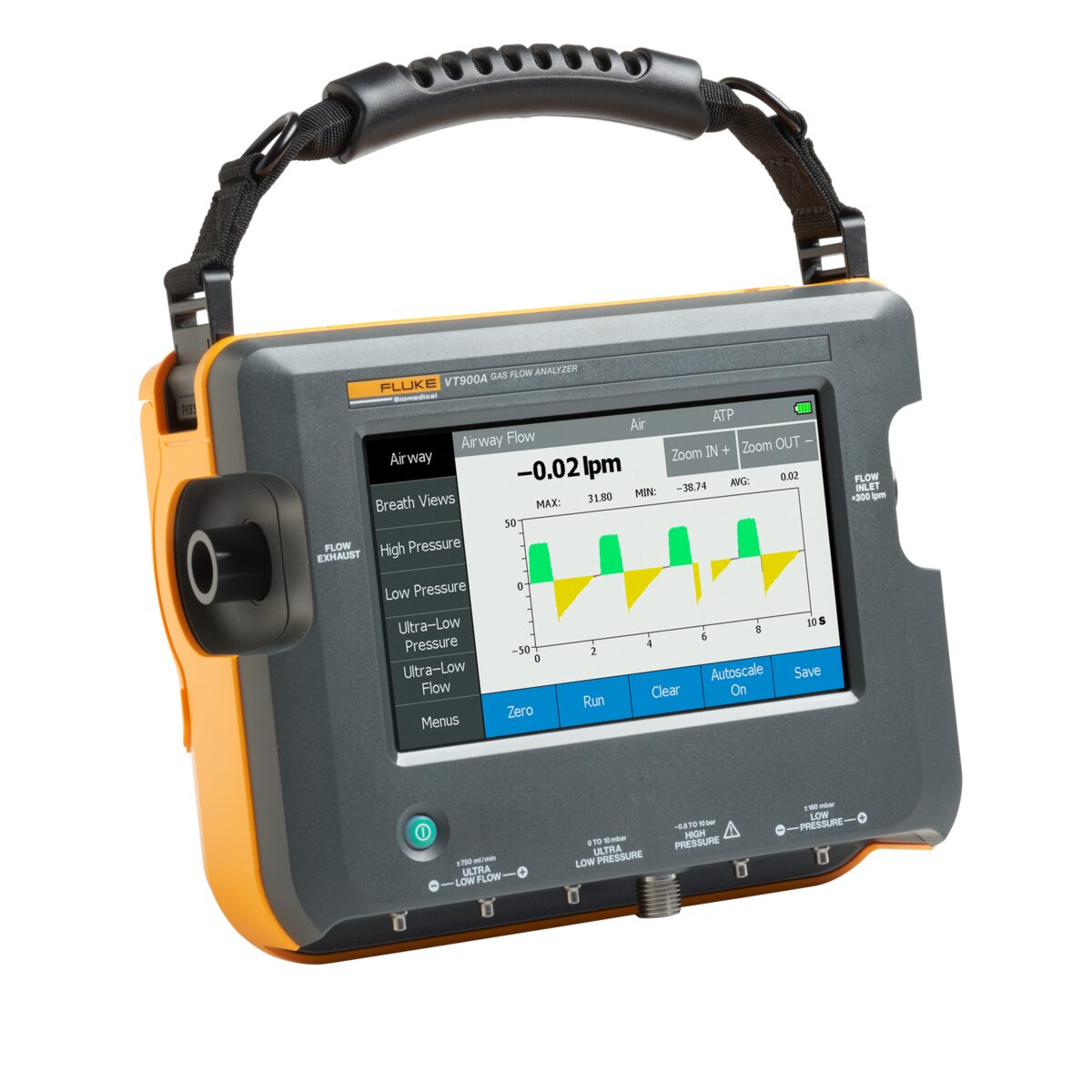 VT900A Analisador de Fluxo de Gás Testador de Ventilador