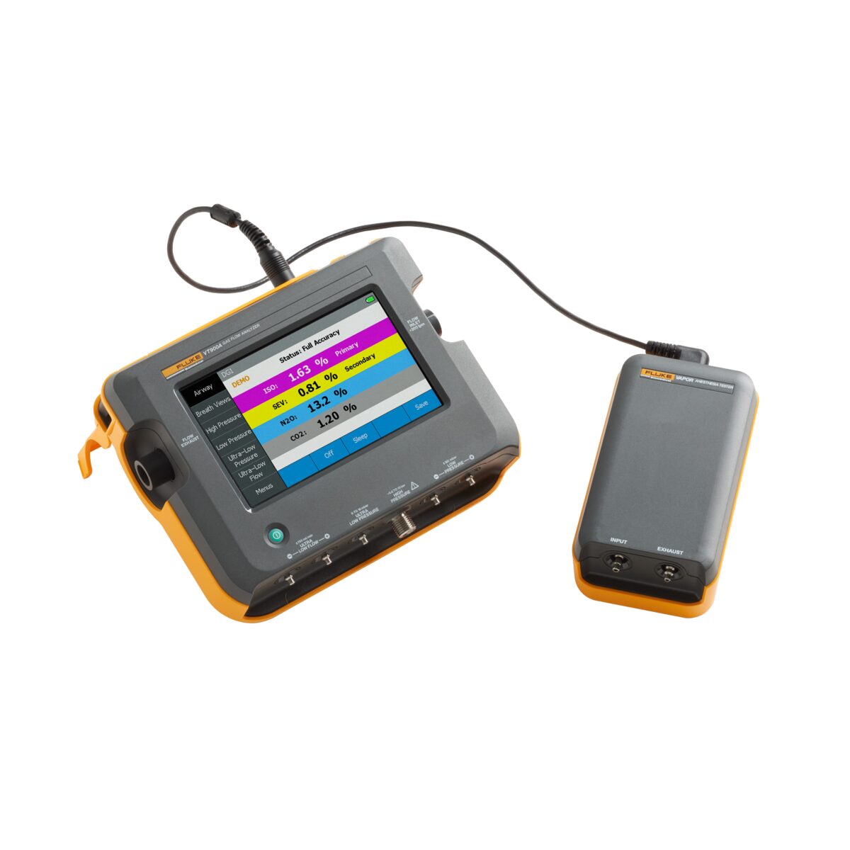 VT900A Analisador de Fluxo de Gás + VAPOR Testador de Anestesia