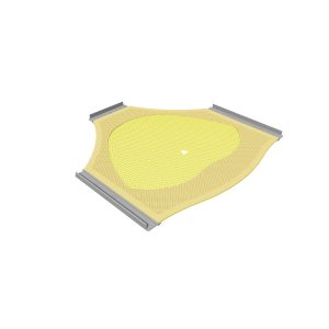 Máscara híbrida de cabeça de 3 pontos com orifício nasal, reforçada com Nanor de 1,2 mm micro plus