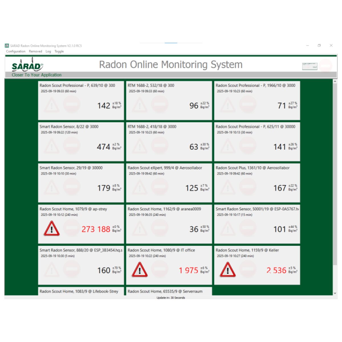 Smart Radon Sensor