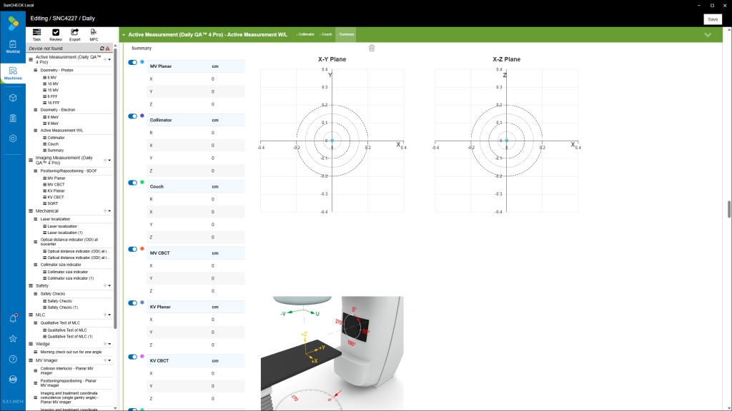 SunCHECK software interface