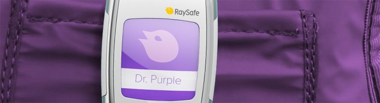 RaySafe i3 em avental de protecção