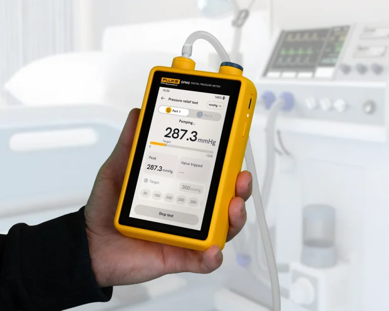 Fluke Biomedical DPM5 ventilator test application