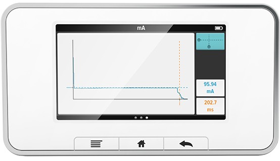 RaySafe X2 waveform display